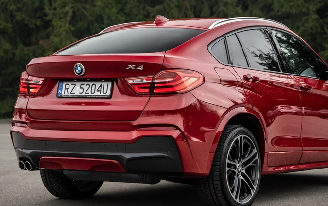 BMW X4 cena 124000 przebieg: 75000, rok produkcji 2015 z Brzozów małe 781